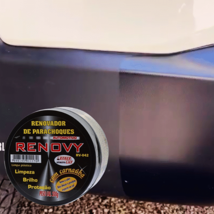 cera carnauba renovador parachoque automotivo