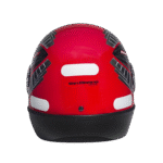 capacete taurus vermelho fechado formula 1