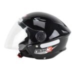 capacete new liberty 3 preto brilho aberto motoqueiro