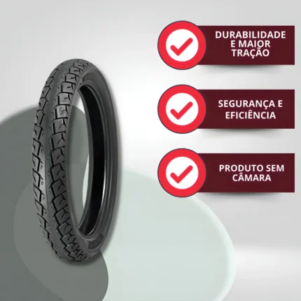 Pneu Traseiro Levorin Matrix 90/90-18 Reforcado Sem Camara