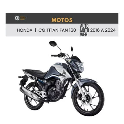 Kit Relação Tração Transmissão Honda Cg Titan Fan 160 2016 2017 2018 a 2025 Original Riffel
