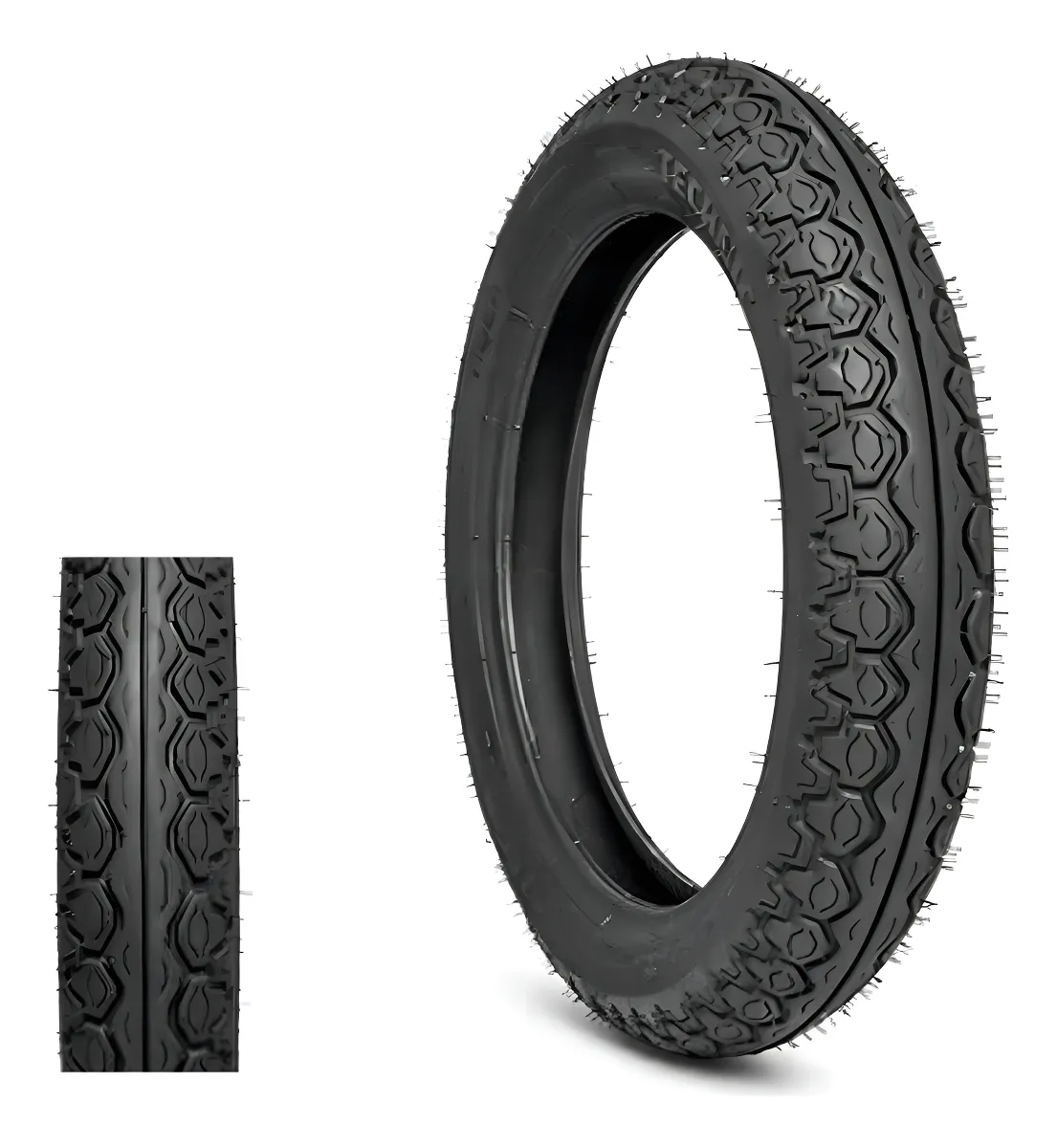 pneu-traseiro-biz-100-125-pop-80100-14-tiger-technic4 Pneu Traseiro Moto 80/100-14 Para Uso C/ Camara Biz Pop 100