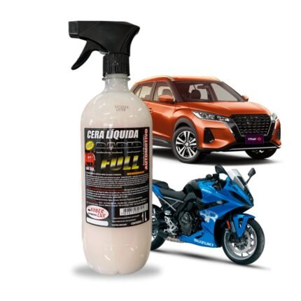 Cera Líquida Automotiva Rapid Full 1L | Emulsão Carnaúba, Brilho Instantâneo e Proteção para Pintura