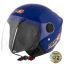 capacete new liberty 3 azul brilho aberto motoqueiro