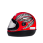 capacete taurus vermelho fechado formula 1